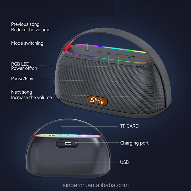 اسپیکر بلوتوثی Sing-e مدل CQS D22 - Image 5