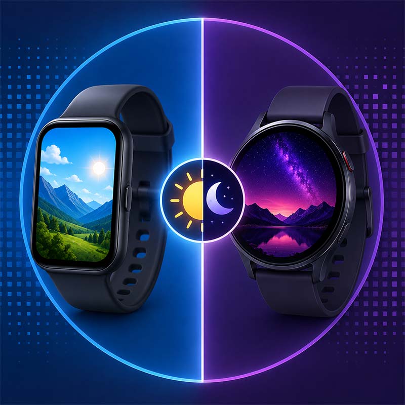 تفاوت AMOLED و LCD